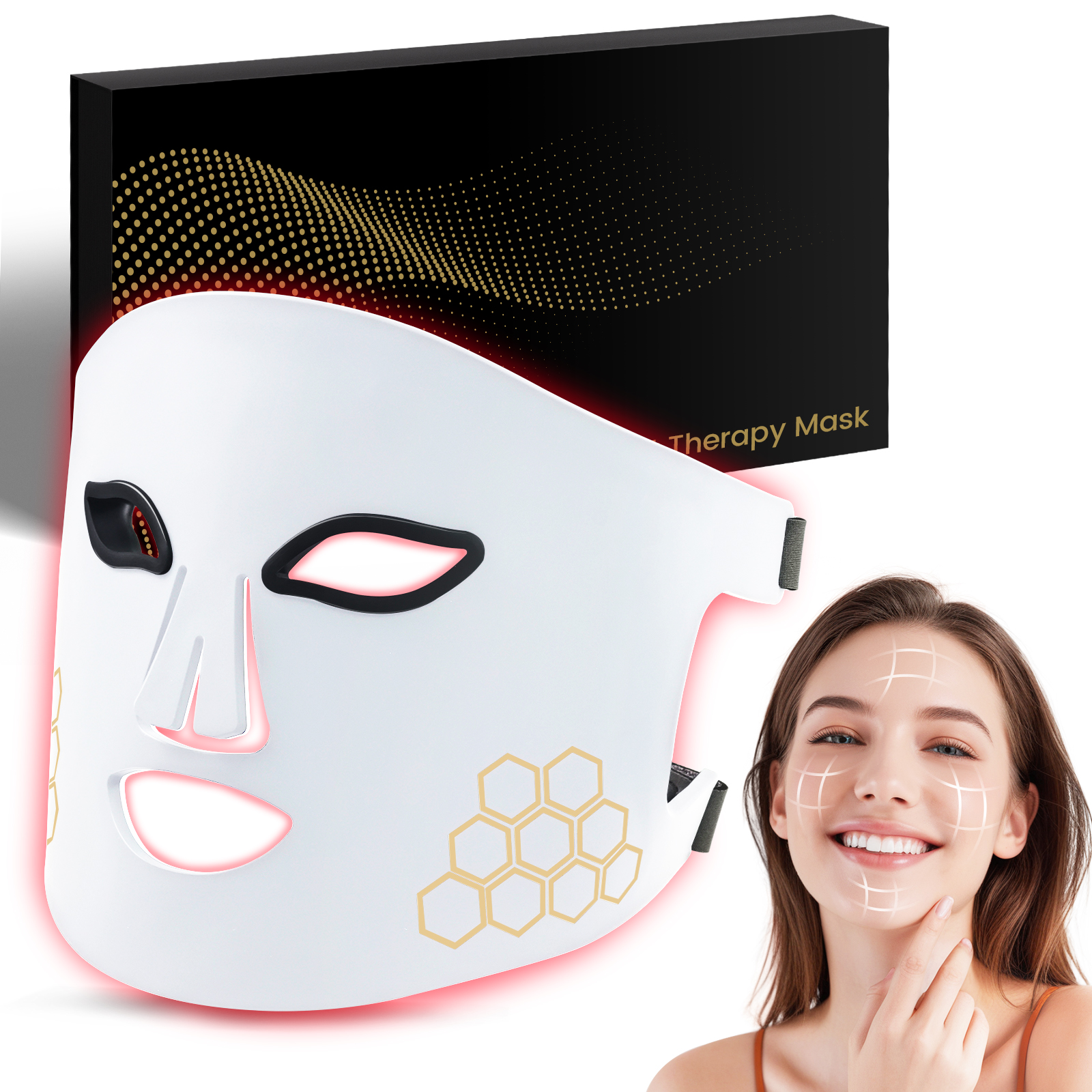 Hello Face LED Face Mask Light - Galvanic Skin Sensor recensie en prijs