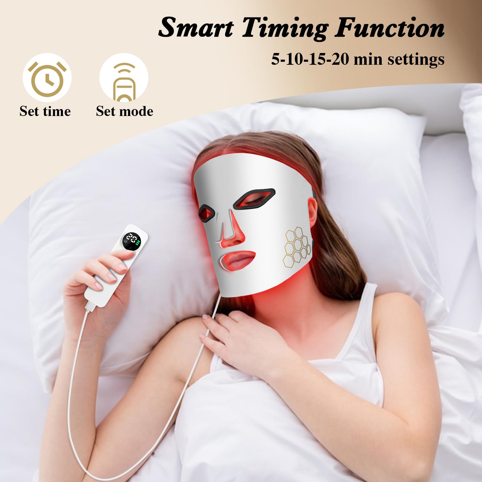 Hello Face LED Face Mask Light - Galvanic Skin Sensor recensie en prijs