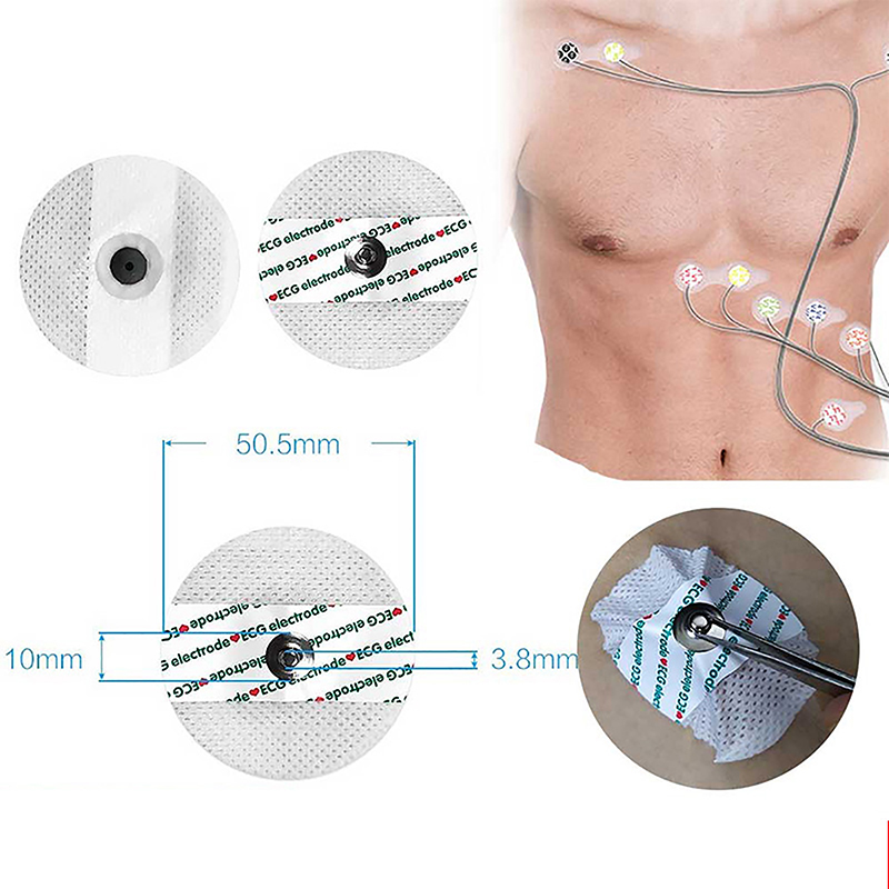 50PCS/Bag Electrode Patch  Dis - Ecg Patch Monitor recensie en prijs