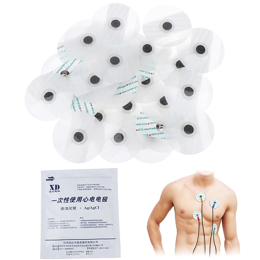 50-500pcs Non-woven ECG Electr - Ecg Patch Monitor recensie en prijs