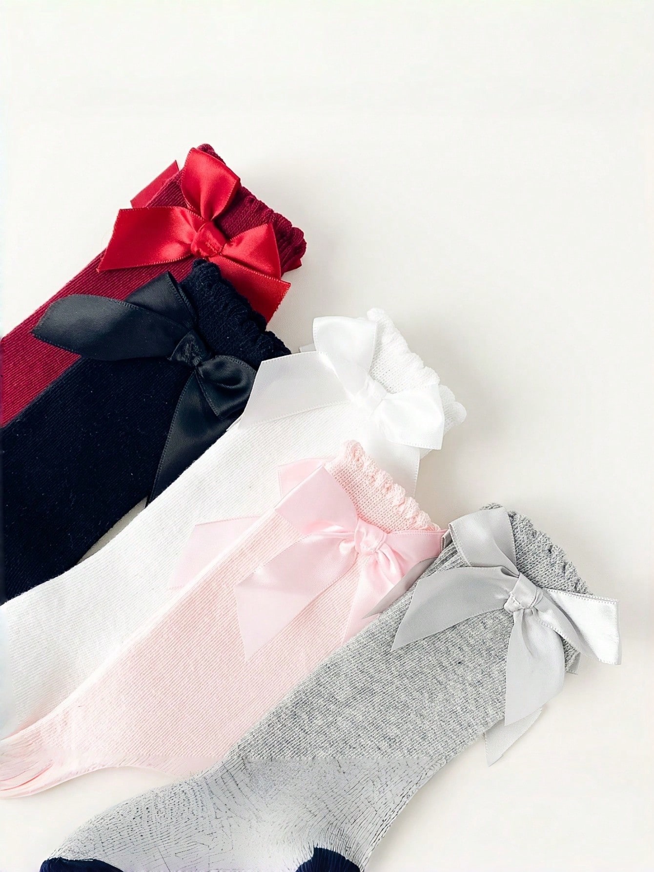 1/5 Pairs Baby Girls Bow Knee  - Baby Sock Oximeter recensie en prijs