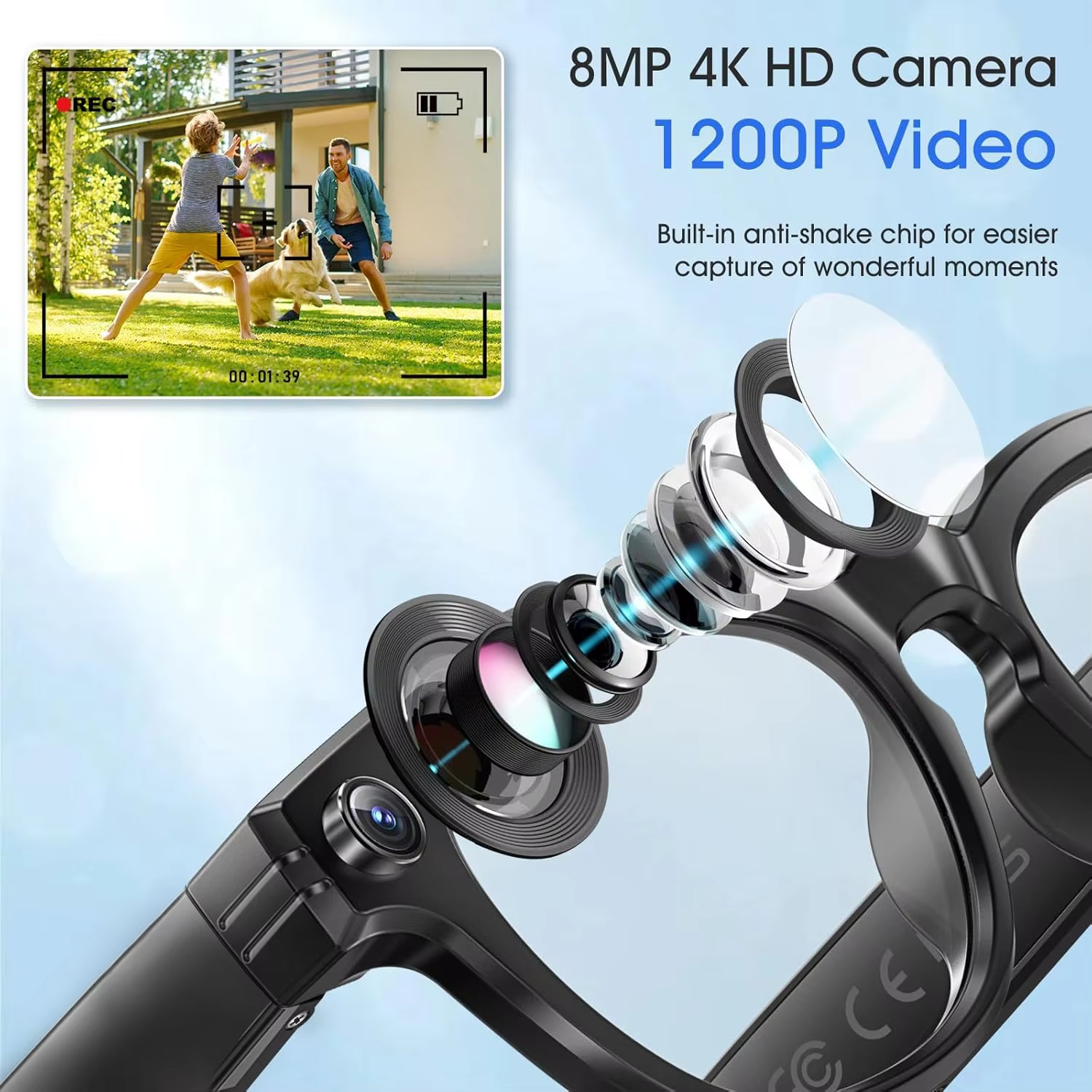 Xiaomi 800W Camera AI Glasses  - Smart Glasses Lens recensie en prijs