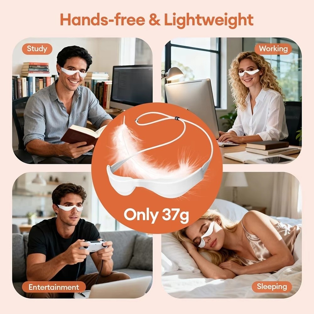 3D Eye Massager Red Light Ther - Light Therapy Glasses recensie en prijs