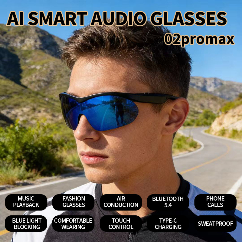 Smart Bluetooth Glasses 02pro  - Smart Glasses Lens recensie en prijs