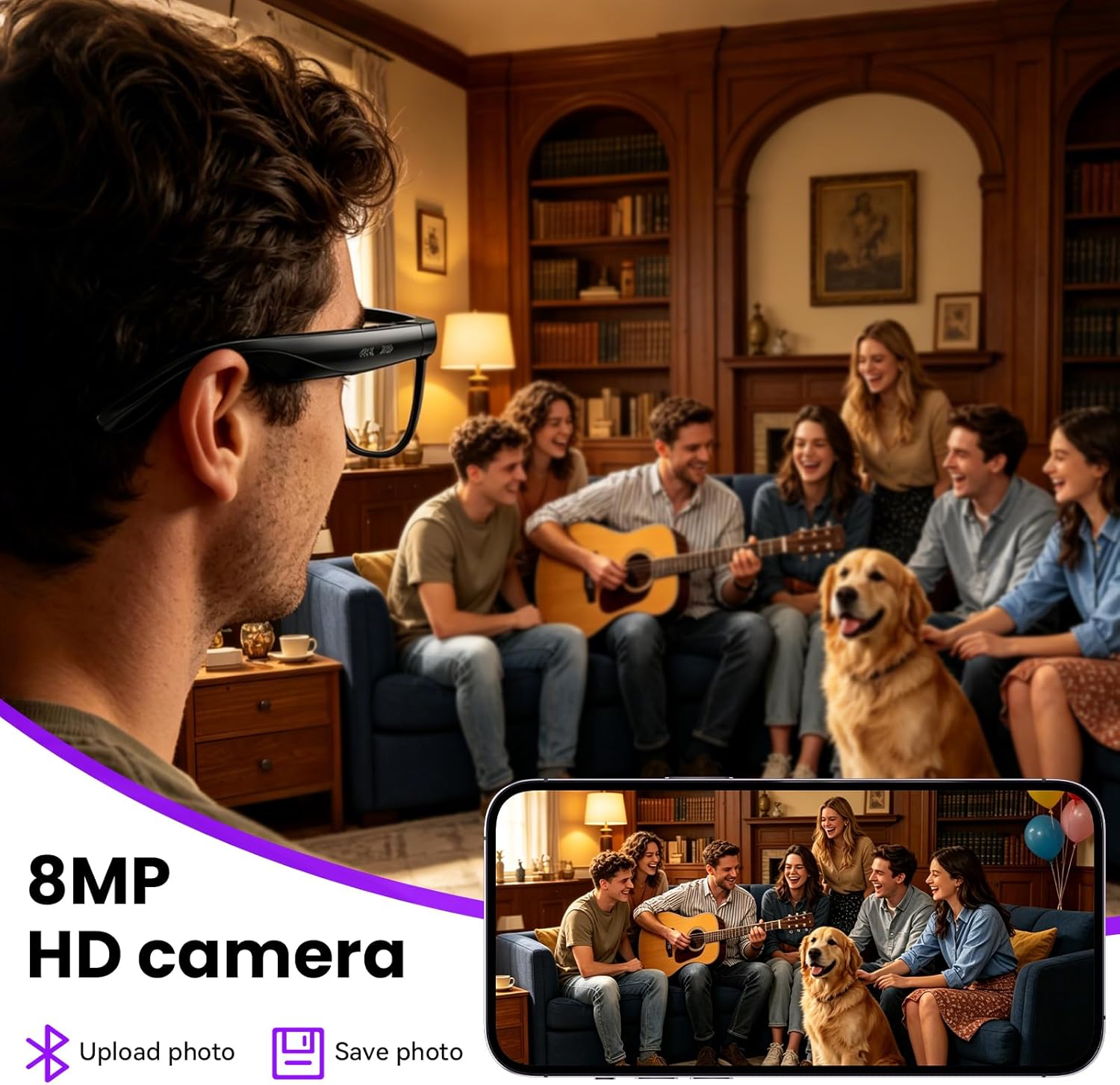 8MP Camera Smart Glasses: 4K P - Smart Glasses Lens recensie en prijs
