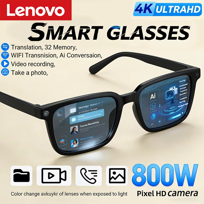 Lenovo AI Smart Glasses 8K HD  - Smart Glasses Lens recensie en prijs
